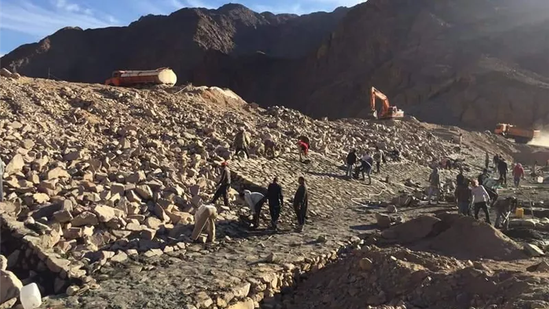 انشاء بحيرة بوادي زغرة ب١ بدهب