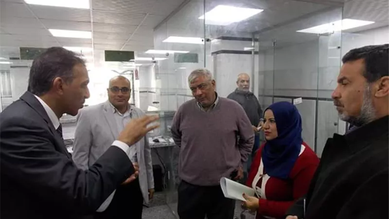 وفد وزارة التخطيط يتفقد المركز التكنولوجي لخدمة المواطنين بدسوق