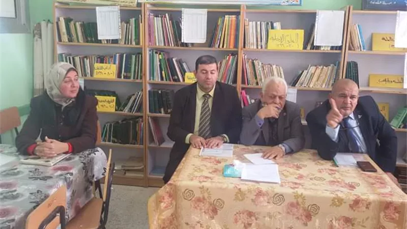 مجلس أمناء أدارة شرق الزقازيق يناقش مشاكل مدارس الغار