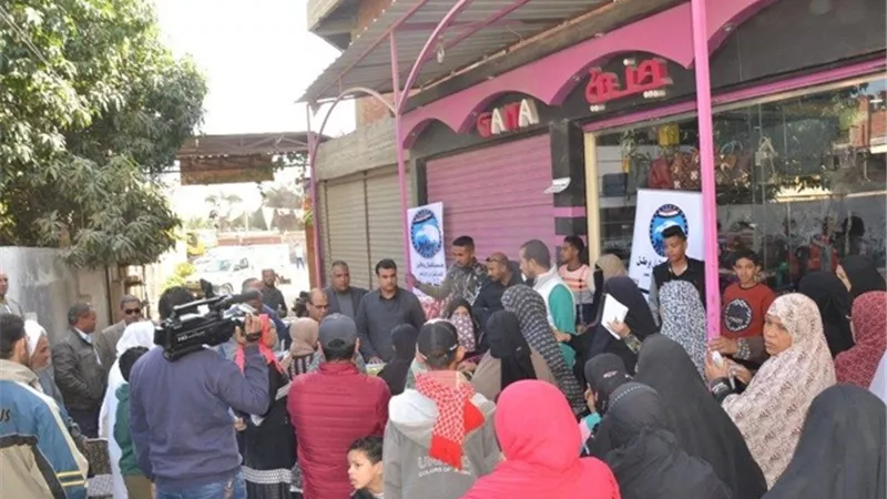 بطاطين مستقبل وطن بالسويس من نصيب قرية عامر