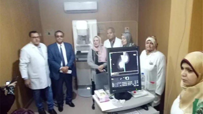 افتتاح وحدة الكشف المبكر عن أورام الثدى بمستشفى دمياط التخصصى