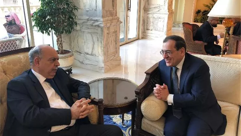 وزير البترول يبحث مع نظيره العراقى سبل دعم التعاون بين البلدين