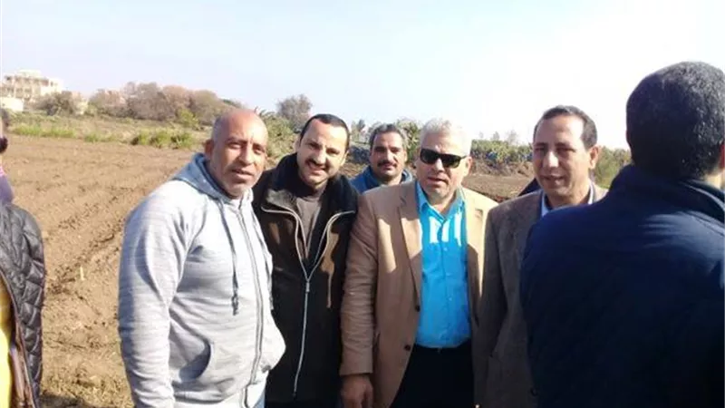 معاينة الموقع المخصص لتنفيذ مشروع غاز مصر بمركز أشمون منوفية