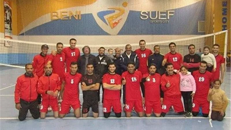 طائرة بنى سويف يتأهل لقبل النهائى بالدورى الممتاز