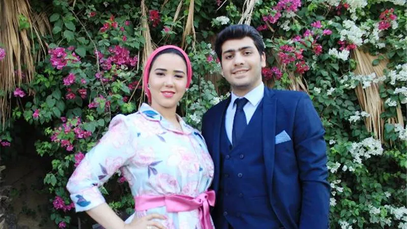 الف مبروك عقد قران همسه و محمد