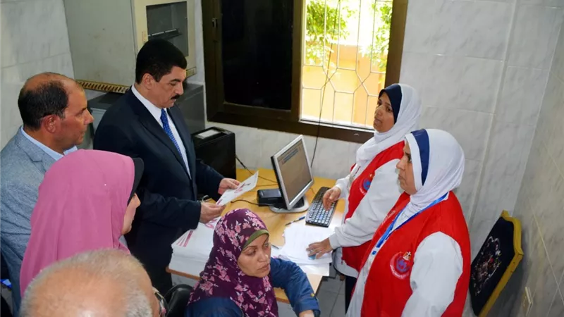 محافظ القليوبية يتابع مبادرة صحة المرأة بالوحدة الصحية ببقيرة