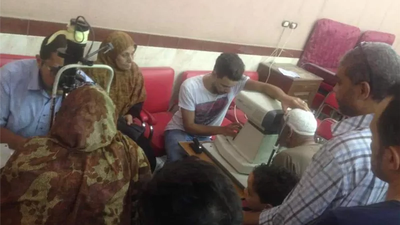 قافلة طبية مجانية للعيون بالقلج