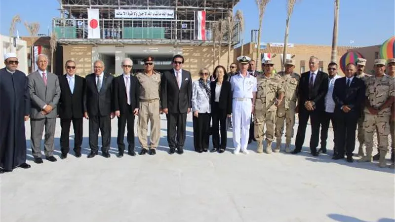 وزير التعليم العالي يفتتح عددًا من المنشآت بالجامعة المصرية اليابانية
