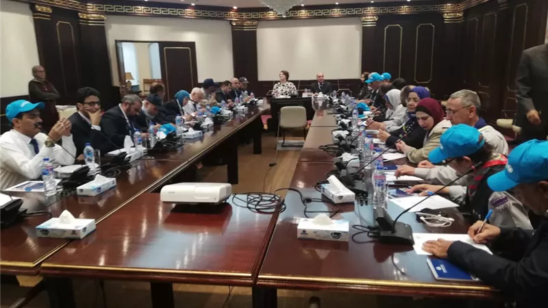رواد الكشافة العرب في ضيافة المجلس العربي للطفولة والتنمية