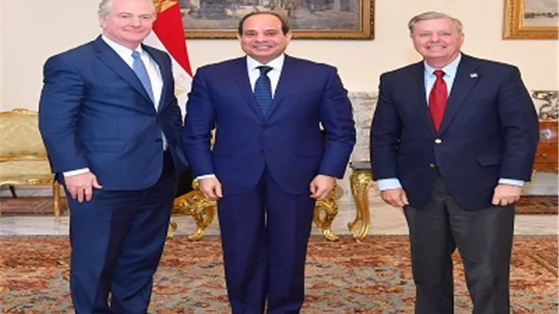 السيسي: نقدر دور الكونجرس فى دعم الشراكة الاستراتيجية بين مصر والولايات المتحدة