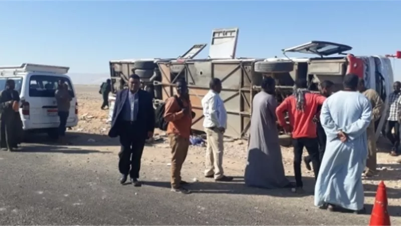 أسماء المصابين السودانيين بحادث طريق قنا- سوهاج