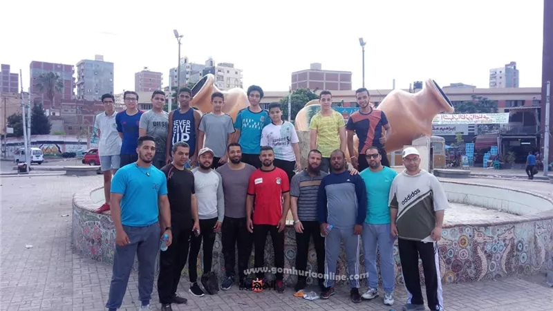 اول مارثون للجري بمينا البصل 