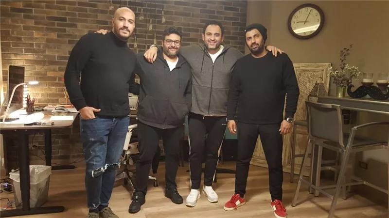 أكرم حسني ومحمد سامي ووليد منصور يواصلون تصوير
