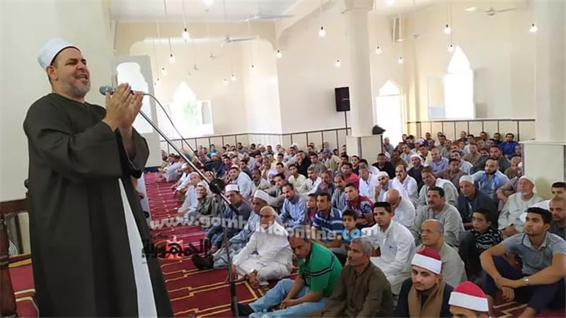 إفتتاح مسجد الرحمن بعزبة رستم بالمنوفية