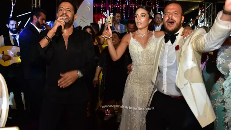 حماقي يشعل زفاف نجل ماجد المصري وسط رقصات النجوم والمشاهير .. صور