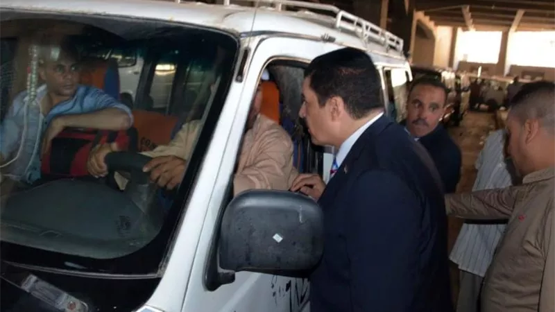 محافظ القليوبية يتابع المواقف و تعريفة الركوب