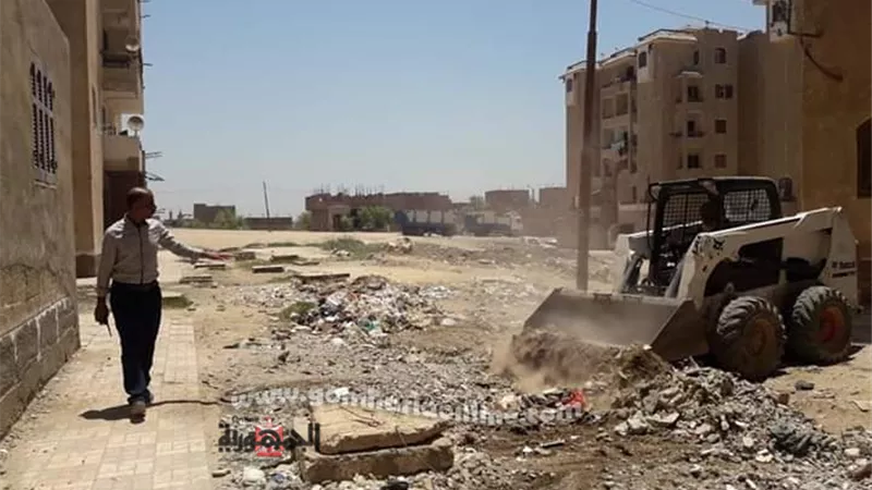 بالصور - تنفيذ حملات نظافة بقري مركز أسيوط