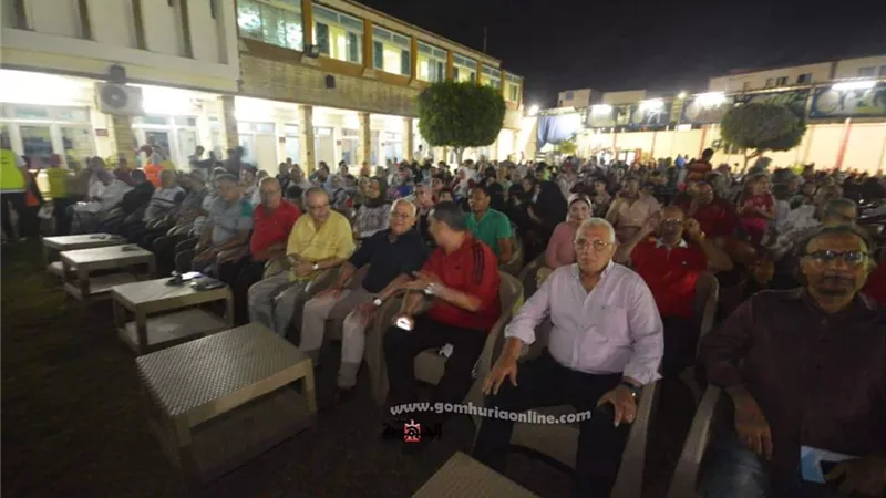 محافظ بورسعيد يتابع مباراة منتخب مصر وجنوب أفريقيا بمركز شباب الإستاد