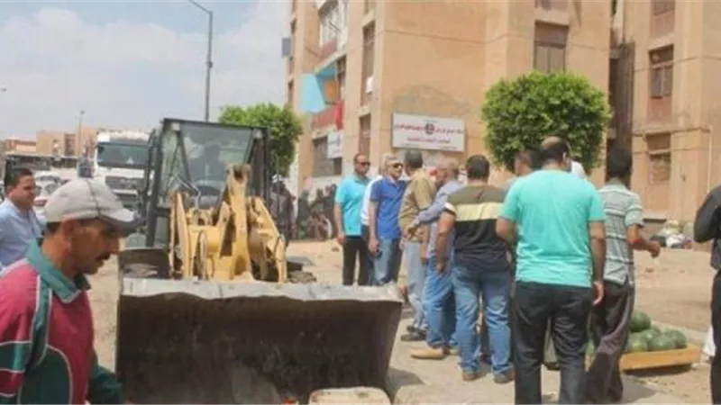 جهاز مدينة السادات يشُن حملة مكبرة للقضاء على المظاهر العشوائية