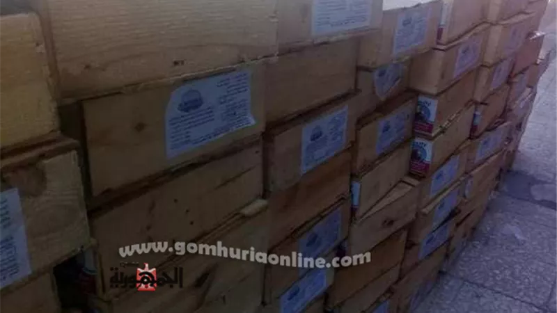 إعدام 150 صندوق رنجة فاسدة في الإسماعيلية ..صور
