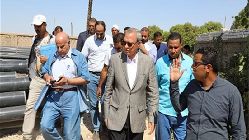 الهجان يتفقد عدد من المشروعات الخدمية بمدينتي قنا ودشنا