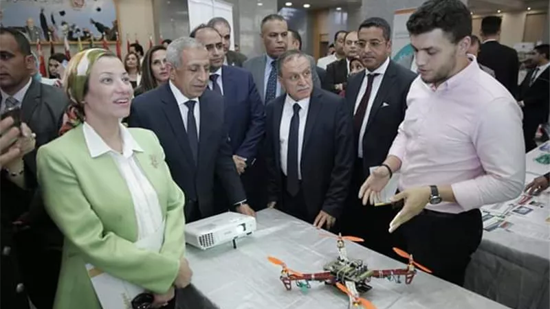 وزيرة البيئة تشهد احتفالية الأكاديمية العربية للعلوم والتكنولوجيا والنقل البحرى باليوم العالمى للبيئة