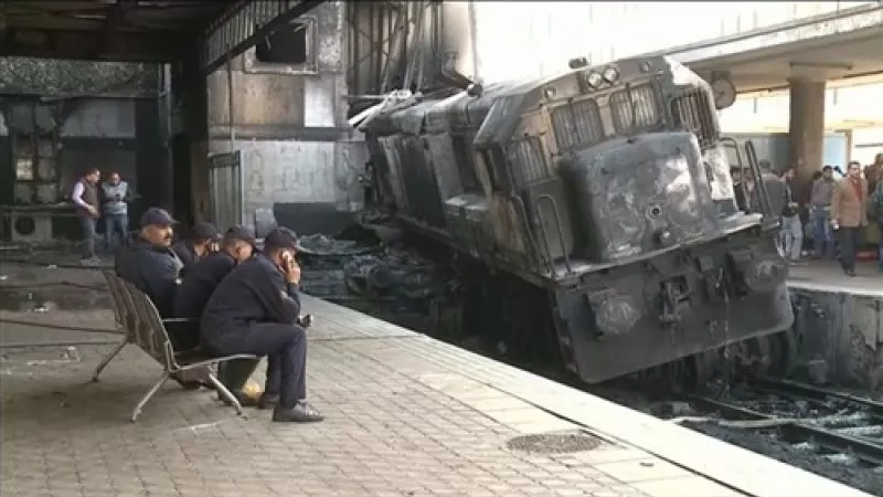 أولى جلسات محاكمة المتهمين بحادث قطار محطة مصر