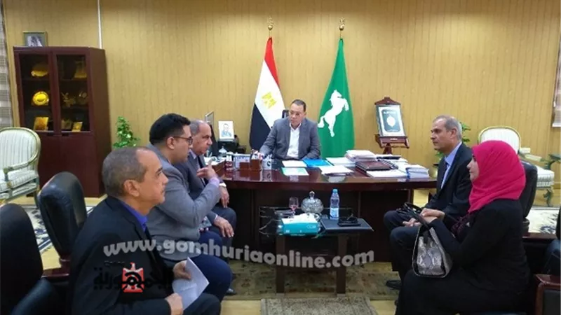 غراب يستقبل مدير المتابعة الميدانية بمنظومة الشكاوى الحكومية بمجلس الوزراء