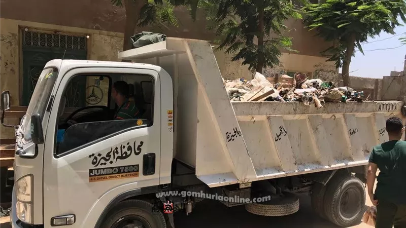 رفع ١٥٠ طن مخلفات من جزيره الوراق