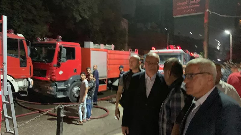 السيطرة على حريق كنيسة الأنبا بولا بحدائق القبة .. صور وفيديو