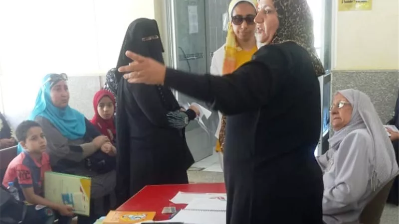 جهاز مدينة دمياط الجديدة يشارك فى مبادرة رئيس الجمهورية للاهتمام بصحة المرأة
