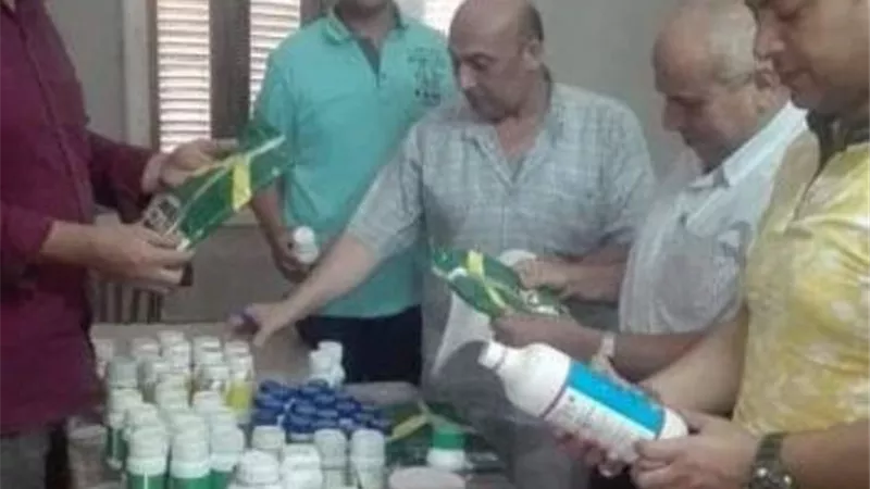 ضبط أدوية بيطرية منتهية الصلاحية في كفر الشيخ