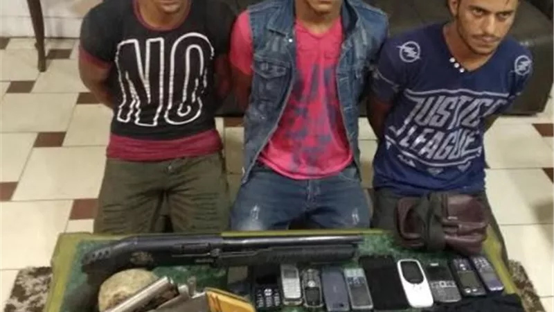 ضبط عصابة من 3 عاطلين تخصصوا في سرقة متعلقات المواطنين بالقليوبية