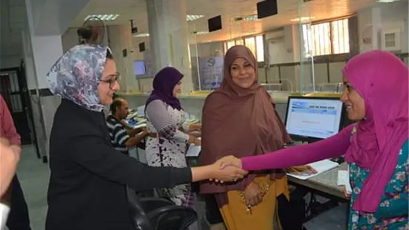 نائب محافظ الوادي تشيد بالخدمات المقدمة للمواطنين والاستجابة السريعة لشكواهم