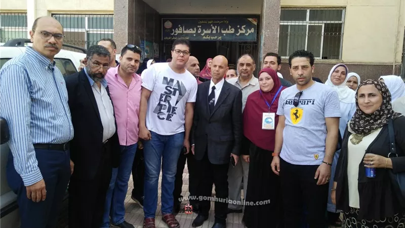 وكيل وزارة صحة الشرقية يتفقد وحدة الحضانات الجديدة بصافور