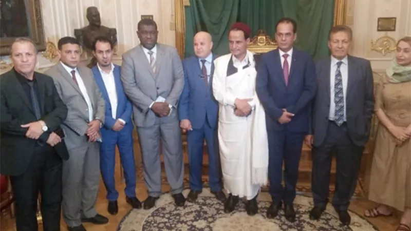 وفد مجلس النواب الليبي في جولة بمتحف البرلمان المصري ويلتقط الصور التذكارية .. صور