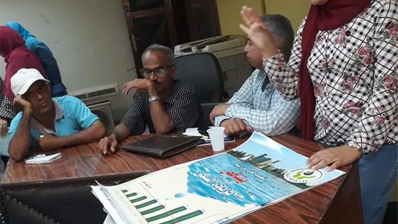 توعية معلمات محو الاميه ببنى سويف بترشيد المياه
