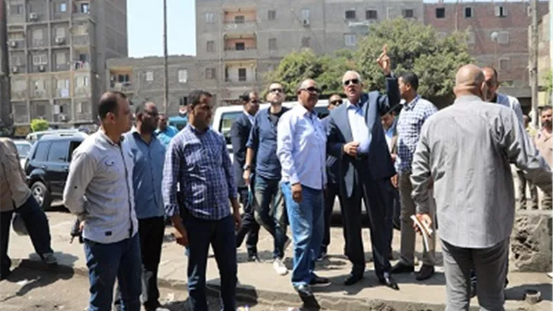 محافظ الجيزة يجازى المقصرين فى أعمال النظافة