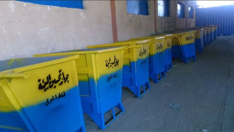 كشف غموض وقائع إختفاء وسرقة صناديق القمامة الحديدية بشبرا