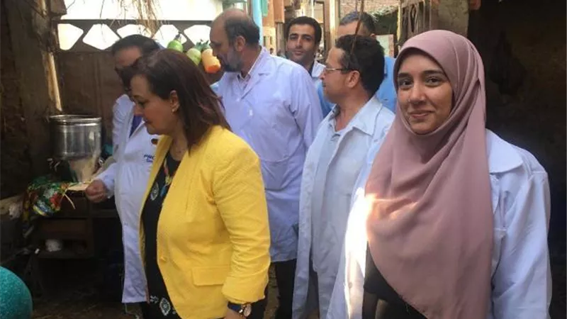 نائب وزير الزراعة تتابع حملات التحصين بالدقهلية