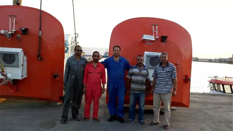 وصول مجموعات لمكافحة التلوث البحرى لموانئ البحر الاحمر