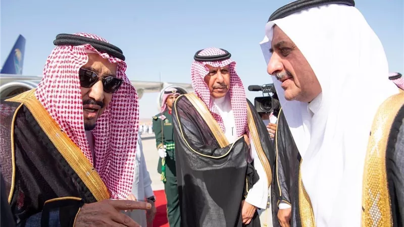 خادم الحرمين الشريفين في نيوم للراحة و الاستجمام