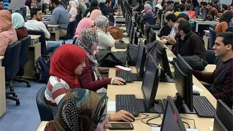 100 حاسب الى لتسجيل رغبات الطلاب بفرع تنسيق المنيا