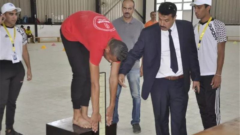 ٤٤٠طالب يمتحنون قدرات التربية الرياضية بجامعة القناة