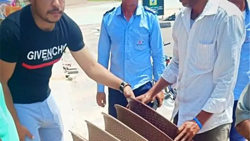 جهاز مدينة دمياط الجديدة يشُن حملة للقضاء على المخالفات والإشغالات