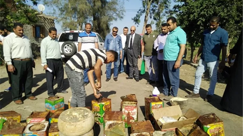 صحة الشرقية تعدم ١٣٨ طن أغذية فاسدة وتحرر ٤٩٧٧ محضرا