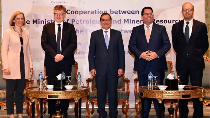 الملا وسفير الاتحاد الأوروبى يشهدان فعاليات ورشة عمل مشتركة فى مجال الطاقة