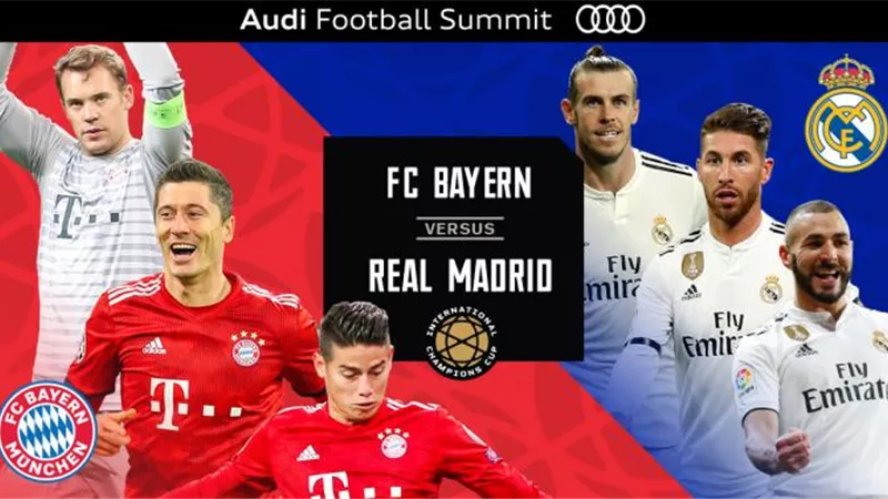 شاهد الشوط الثانى من مباراة ريال مدريد وبايرن ميونخ.. بث مباشر