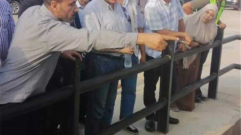 الرى تتفقد سحارة مصرف بلبيس الجديدة