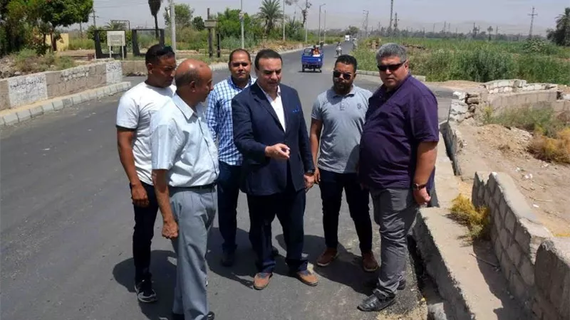 جولة لنائب محافظ الأقصر في ثلاث مدن لمتابعة خطة الرصف ونظافة الشوارع
